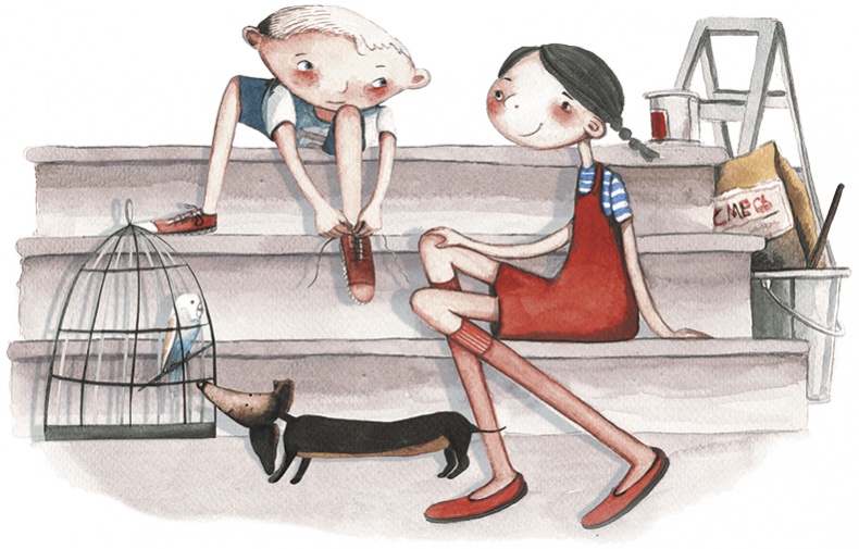 Иллюстрация к книге — Большая маленькая девочка. История первая. Как приручить город [i_027.jpg]