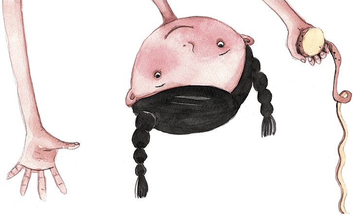 Иллюстрация к книге — Большая маленькая девочка. История седьмая. Грустный радостный праздник [i_001.jpg]