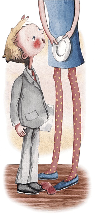 Иллюстрация к книге — Большая маленькая девочка. История седьмая. Грустный радостный праздник [i_004.jpg]