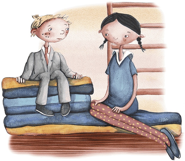 Иллюстрация к книге — Большая маленькая девочка. История седьмая. Грустный радостный праздник [i_005.jpg]