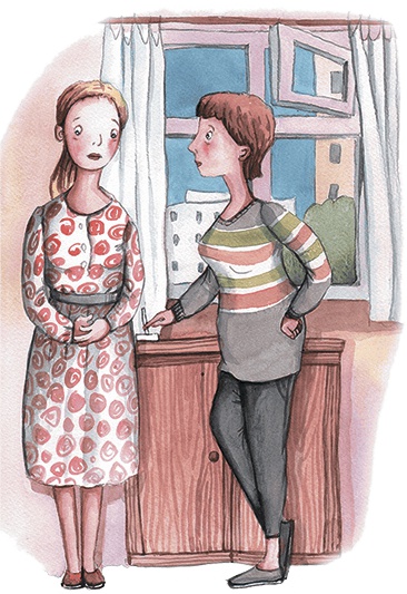 Иллюстрация к книге — Большая маленькая девочка. История седьмая. Грустный радостный праздник [i_006.jpg]