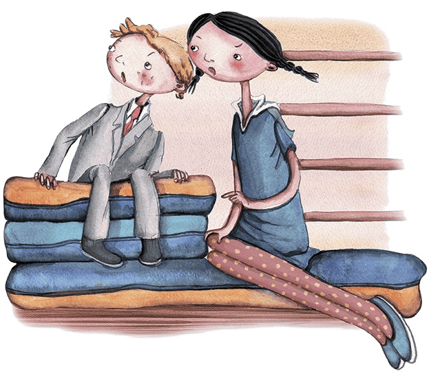 Иллюстрация к книге — Большая маленькая девочка. История седьмая. Грустный радостный праздник [i_008.jpg]