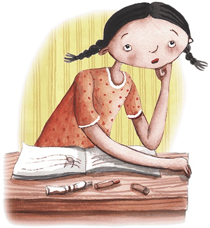 Иллюстрация к книге — Большая маленькая девочка. История седьмая. Грустный радостный праздник [i_009.jpg]