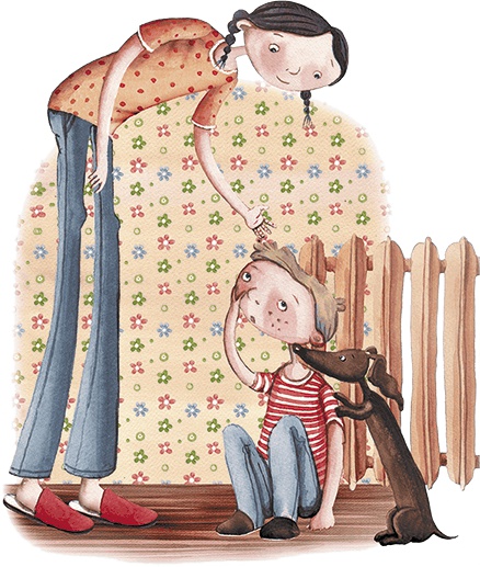 Иллюстрация к книге — Большая маленькая девочка. История седьмая. Грустный радостный праздник [i_012.jpg]