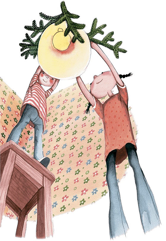 Иллюстрация к книге — Большая маленькая девочка. История седьмая. Грустный радостный праздник [i_040.jpg]