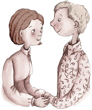 Иллюстрация к книге — Большая маленькая девочка. История седьмая. Грустный радостный праздник [i_049.jpg]