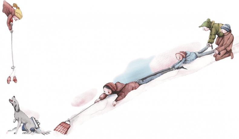 Иллюстрация к книге — Большая маленькая девочка. История восьмая. Дело о клетчатой сумке [i_009.jpg]