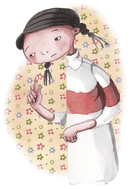 Иллюстрация к книге — Большая маленькая девочка. История восьмая. Дело о клетчатой сумке [i_014.jpg]