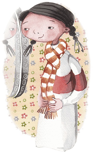 Иллюстрация к книге — Большая маленькая девочка. История восьмая. Дело о клетчатой сумке [i_017.jpg]