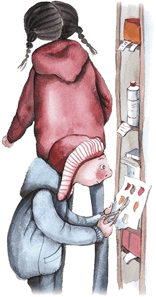 Иллюстрация к книге — Большая маленькая девочка. История восьмая. Дело о клетчатой сумке [i_018.jpg]