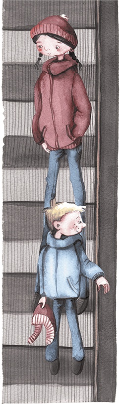 Иллюстрация к книге — Большая маленькая девочка. История восьмая. Дело о клетчатой сумке [i_021.jpg]