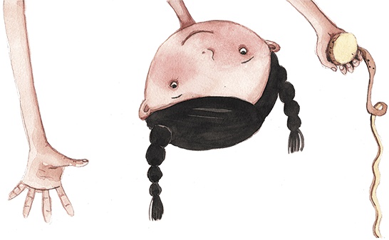 Иллюстрация к книге — Большая маленькая девочка. История шестая. Тыквандо [i_001.jpg]