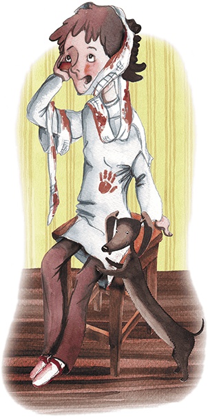 Иллюстрация к книге — Большая маленькая девочка. История шестая. Тыквандо [i_031.jpg]