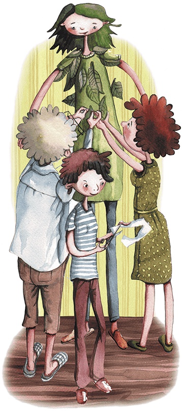 Иллюстрация к книге — Большая маленькая девочка. История шестая. Тыквандо [i_036.jpg]