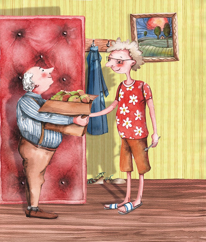 Иллюстрация к книге — Большая маленькая девочка. История вторая. Рецепт волшебного дня [i_003.jpg]