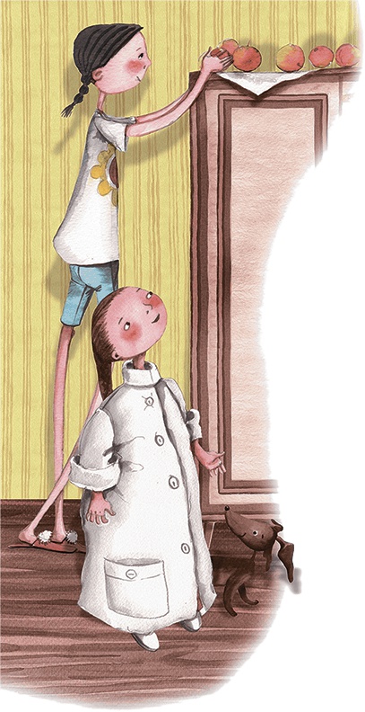 Иллюстрация к книге — Большая маленькая девочка. История вторая. Рецепт волшебного дня [i_009.jpg]