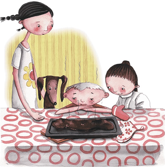 Иллюстрация к книге — Большая маленькая девочка. История вторая. Рецепт волшебного дня [i_014.jpg]