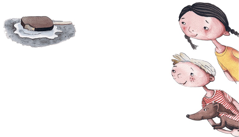 Иллюстрация к книге — Большая маленькая девочка. История третья. Вышел зайчик погулять [i_004.jpg]