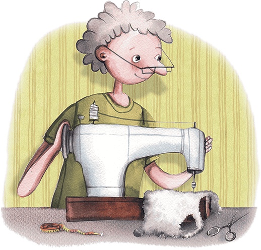 Иллюстрация к книге — Большая маленькая девочка. История третья. Вышел зайчик погулять [i_013.jpg]