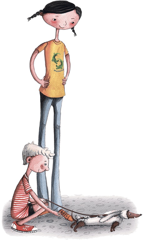 Иллюстрация к книге — Большая маленькая девочка. История третья. Вышел зайчик погулять [i_019.jpg]