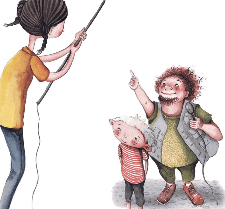 Иллюстрация к книге — Большая маленькая девочка. История третья. Вышел зайчик погулять [i_024.jpg]