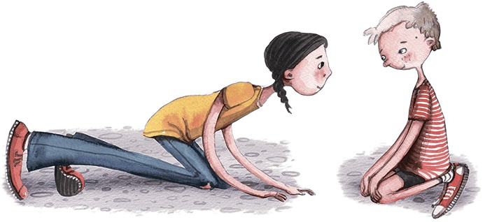 Иллюстрация к книге — Большая маленькая девочка. История третья. Вышел зайчик погулять [i_031.jpg]