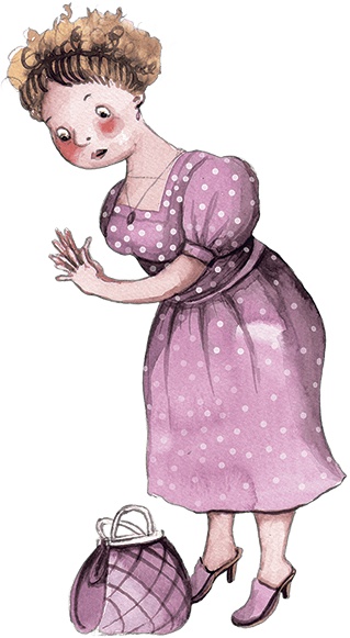 Иллюстрация к книге — Большая маленькая девочка. История третья. Вышел зайчик погулять [i_032.jpg]