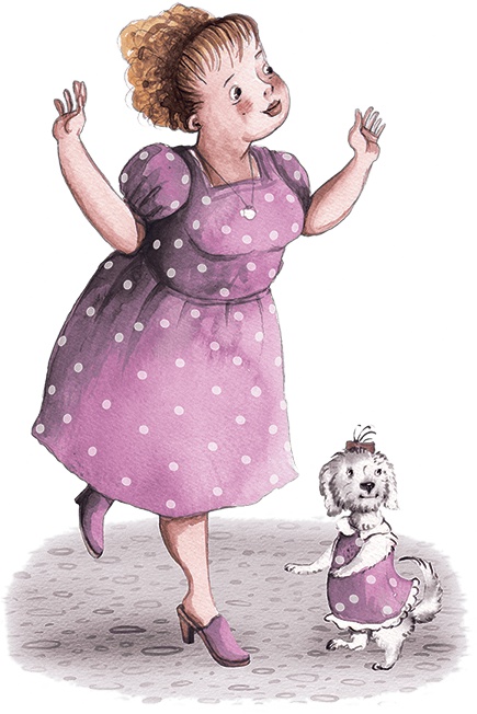 Иллюстрация к книге — Большая маленькая девочка. История третья. Вышел зайчик погулять [i_037.jpg]