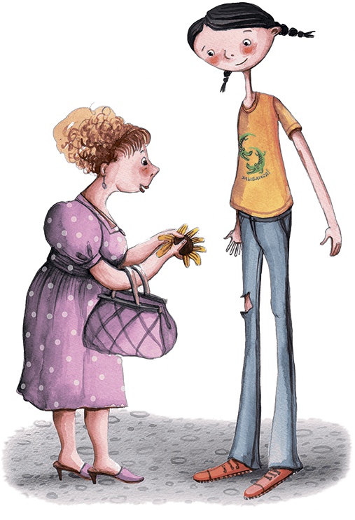 Иллюстрация к книге — Большая маленькая девочка. История третья. Вышел зайчик погулять [i_042.jpg]