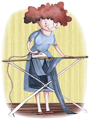 Иллюстрация к книге — Большая маленькая девочка. История третья. Вышел зайчик погулять [i_043.jpg]