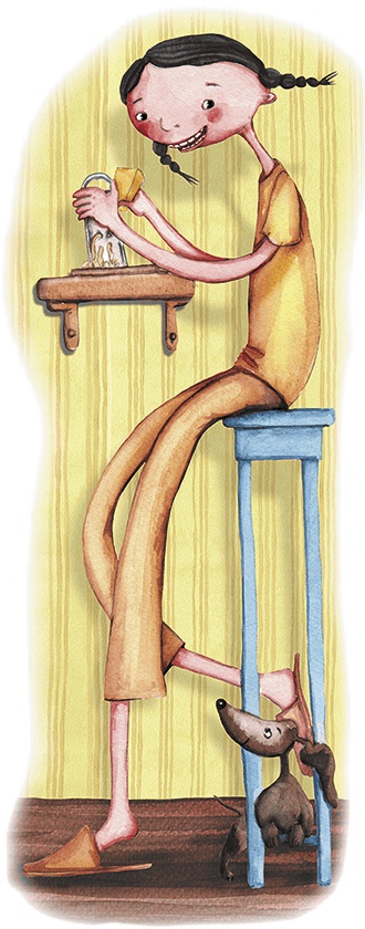 Иллюстрация к книге — Большая маленькая девочка. История четвертая. Семь с половиной крокодильских улыбок [i_005.jpg]