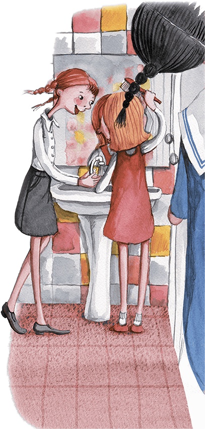 Иллюстрация к книге — Большая маленькая девочка. История четвертая. Семь с половиной крокодильских улыбок [i_023.jpg]