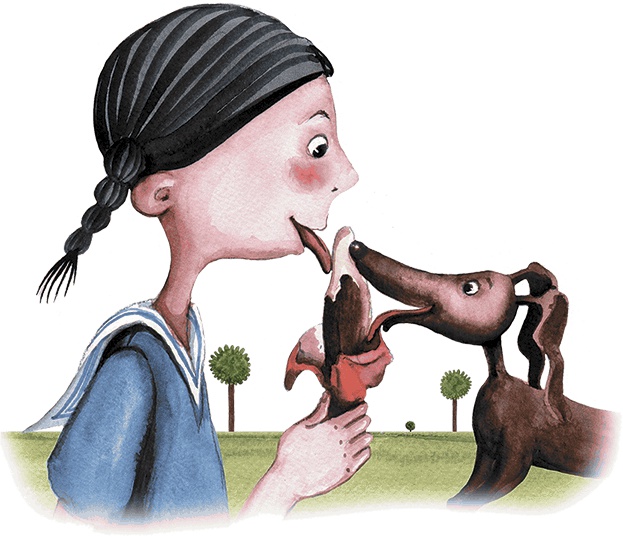 Иллюстрация к книге — Большая маленькая девочка. История четвертая. Семь с половиной крокодильских улыбок [i_029.jpg]