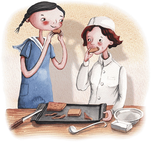 Иллюстрация к книге — Большая маленькая девочка. История четвертая. Семь с половиной крокодильских улыбок [i_036.jpg]