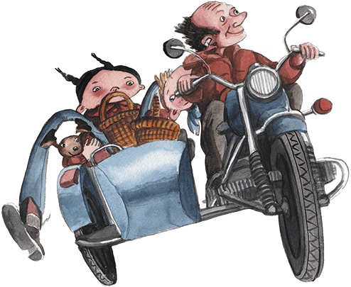 Иллюстрация к книге — Большая маленькая девочка. История пятая. Сто один способ заблудиться в лесу [i_026.jpg]