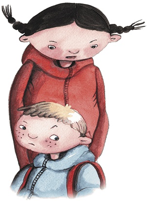 Иллюстрация к книге — Большая маленькая девочка. История пятая. Сто один способ заблудиться в лесу [i_037.jpg]