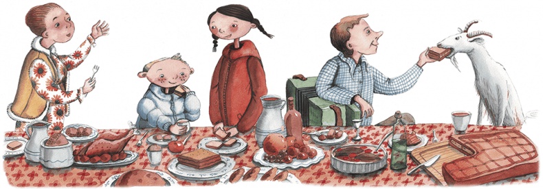 Иллюстрация к книге — Большая маленькая девочка. История пятая. Сто один способ заблудиться в лесу [i_042.jpg]