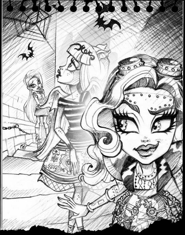 Иллюстрация к книге — Monster High. Школа монстров. Загадка новой ученицы [i_002.jpg]