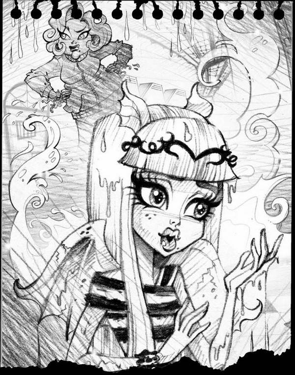 Иллюстрация к книге — Monster High. Школа монстров. Загадка новой ученицы [i_009.jpg]
