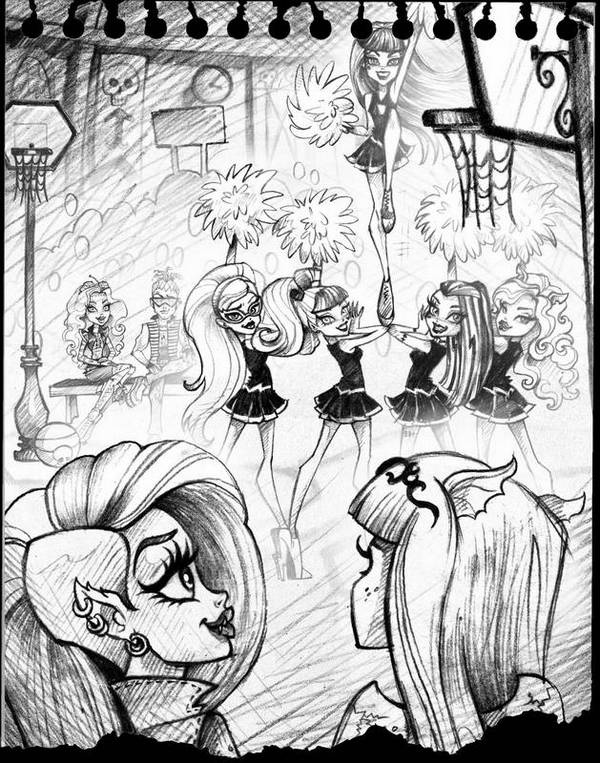 Иллюстрация к книге — Monster High. Школа монстров. Загадка новой ученицы [i_014.jpg]