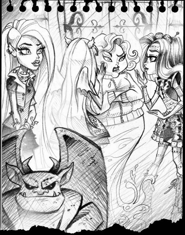 Иллюстрация к книге — Monster High. Школа монстров. Загадка новой ученицы [i_022.jpg]
