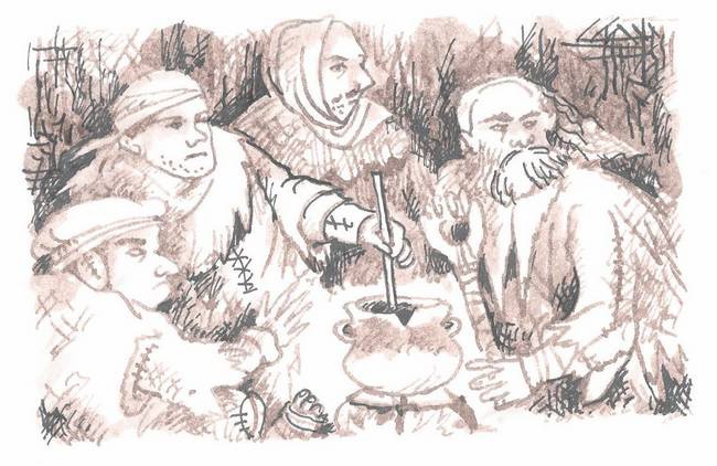 Иллюстрация к книге — Кот Ланселот и золотой город. Старая английская история [i_005.jpg]