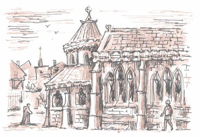 Иллюстрация к книге — Кот Ланселот и золотой город. Старая английская история [i_013.jpg]