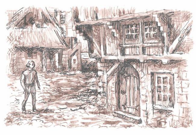 Иллюстрация к книге — Кот Ланселот и золотой город. Старая английская история [i_014.jpg]