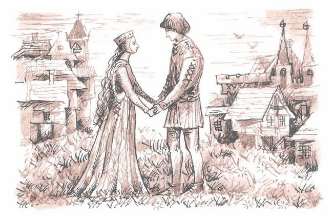 Иллюстрация к книге — Кот Ланселот и золотой город. Старая английская история [i_017.jpg]