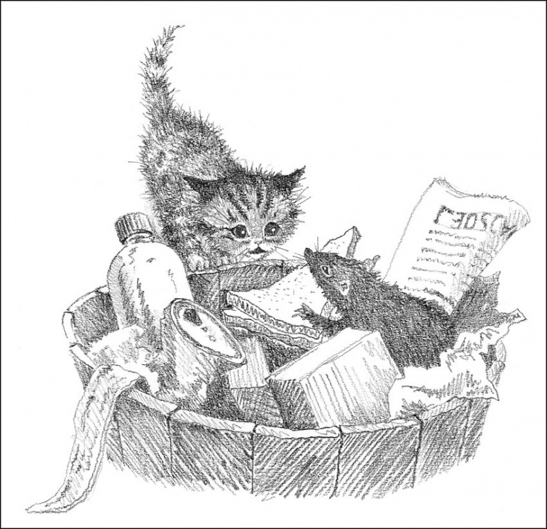 Иллюстрация к книге — Котенок Пушинка, или Рождественское чудо [i_017.jpg]