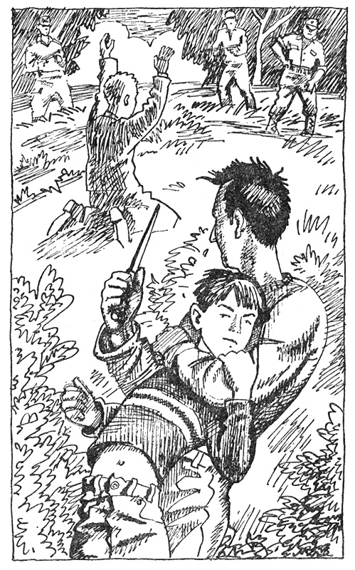 Иллюстрация к книге — Тайны Огонь-горы, или Полосатое лето [i_018.jpg]