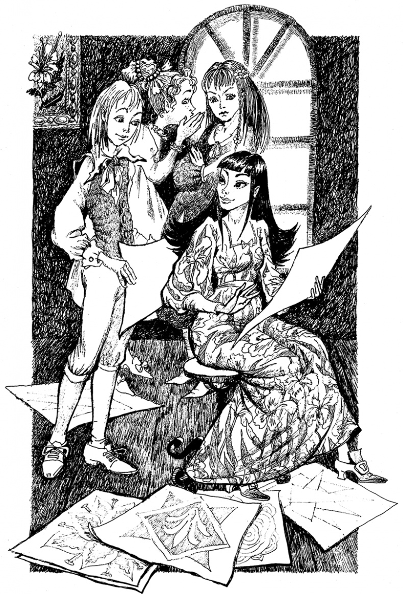 Иллюстрация к книге — Волшебное наследство. Миры Крестоманси. Книга седьмая [i_016.jpg]