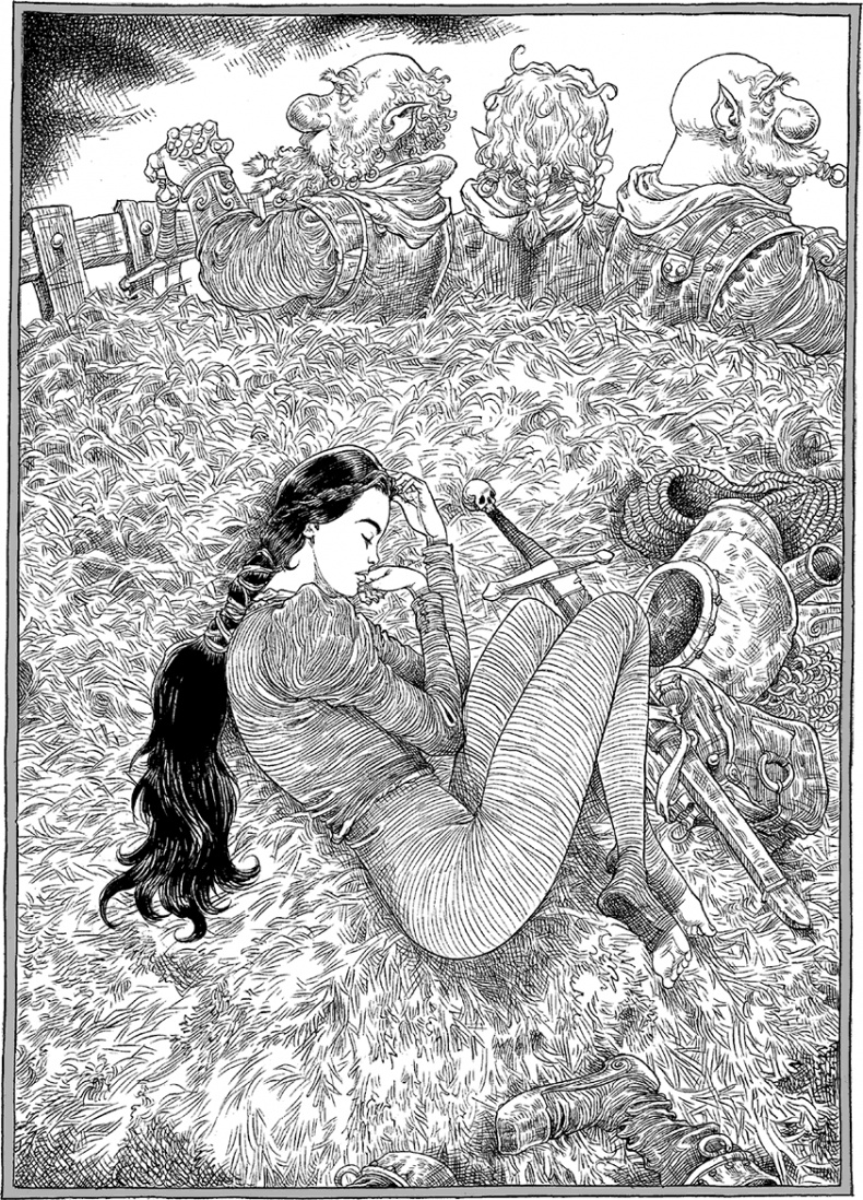 Иллюстрация к книге — Дева и веретено [i_013.jpg]