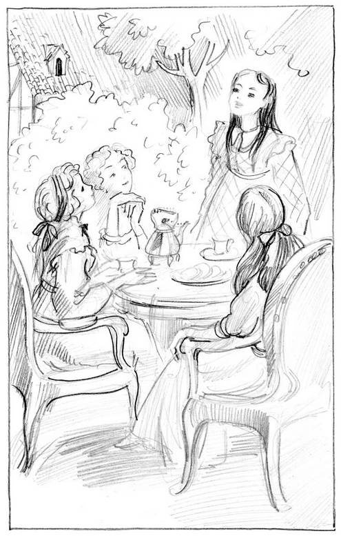 Иллюстрация к книге — Семь молоденьких девиц, или Дом вверх дном [i_004.jpg]